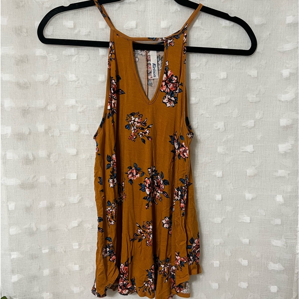 Cut-out Halter Top